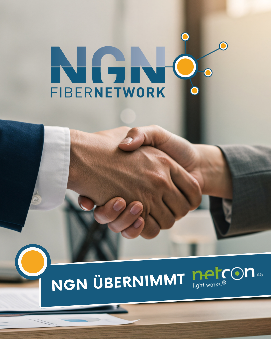 NGN Fiber Network übernimmt die netcon AG